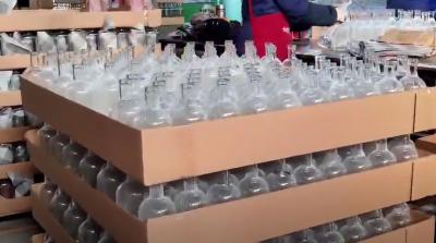 Упаковка стеклянной бутылки
