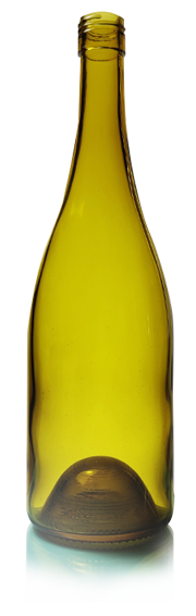 Стеклянные бутылки вина