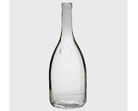 1L Уникальная форма T-Cork Top Label Panel Нормальная бутылка виски Flint