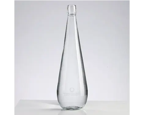 75cl Экстра Белый Круглый Элегантный Нить Верхняя Стеклянная Бутылка Воды